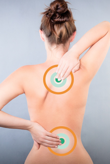 Treat back pain with Handy Cure